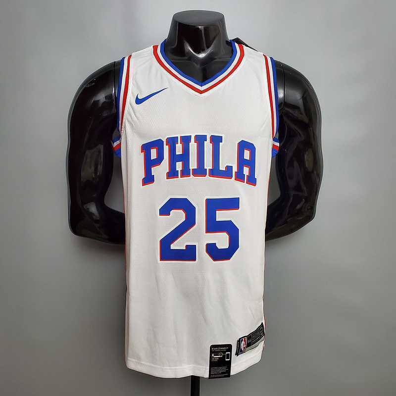 SIMMONS#25 Detroit Pistons white