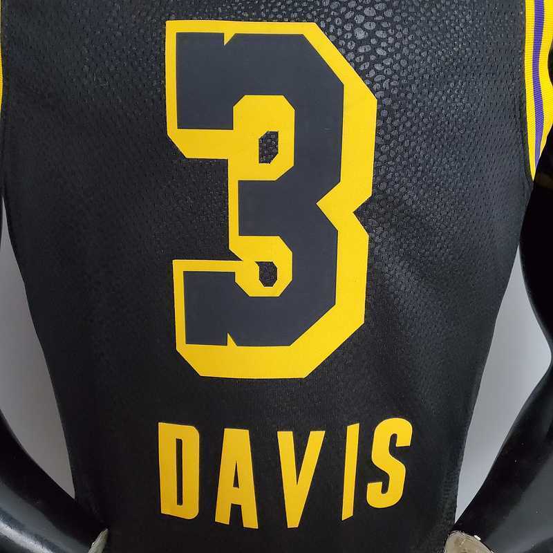New DAVIS #3 Lakers black