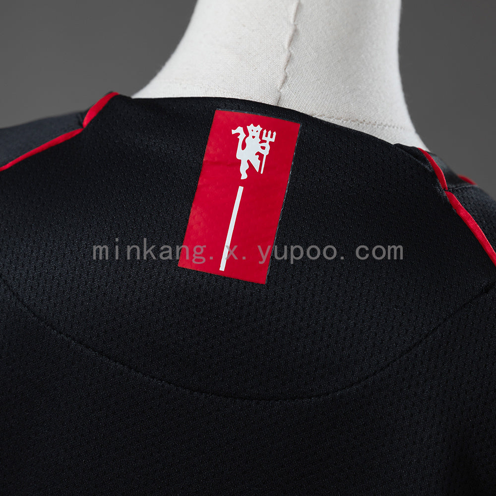 M-U 07/08 Away Retro Long Sleeve Kids Kit Jersey SIZE 16-28