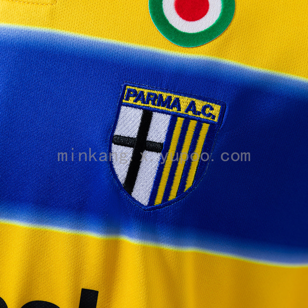 Parma Calcio 99/00 Home Long Sleeve Retro Jersey S-XXL