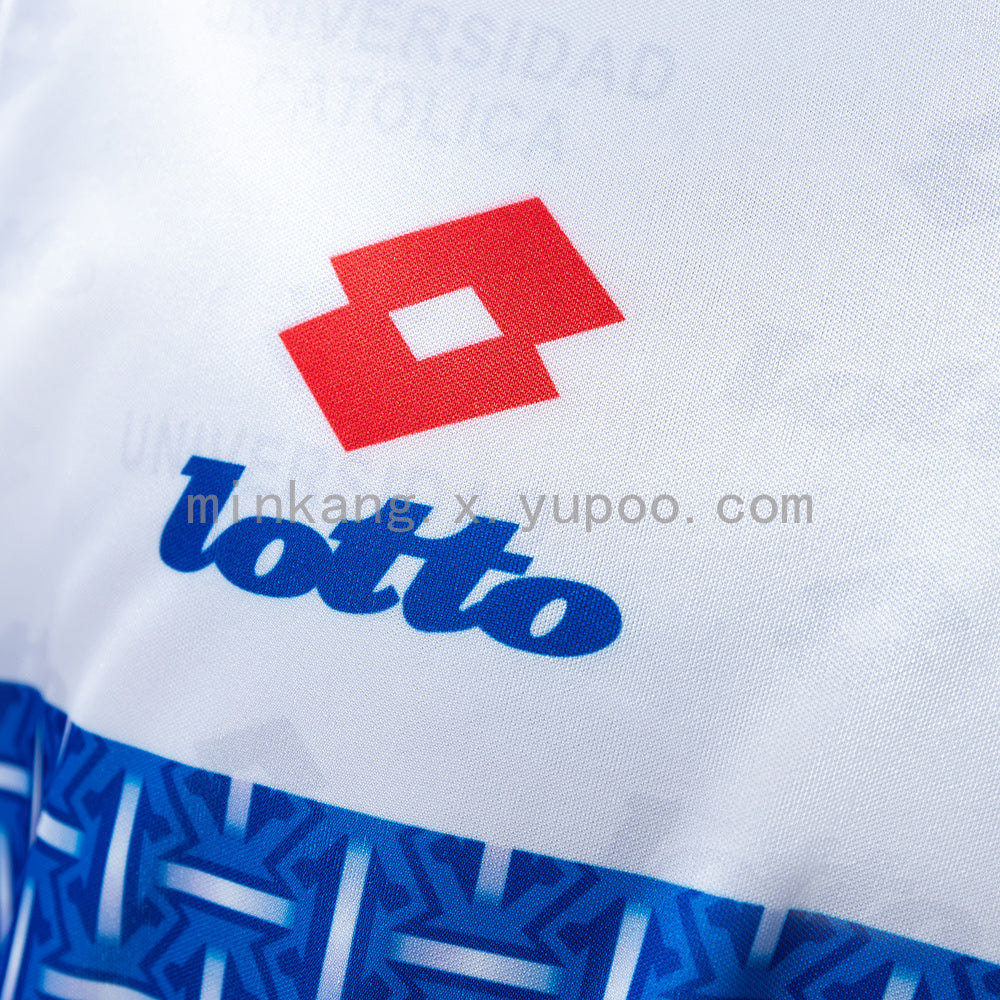 Universidad Catolica 1996 Home Retro Jersey Long Sleeve S-XXL