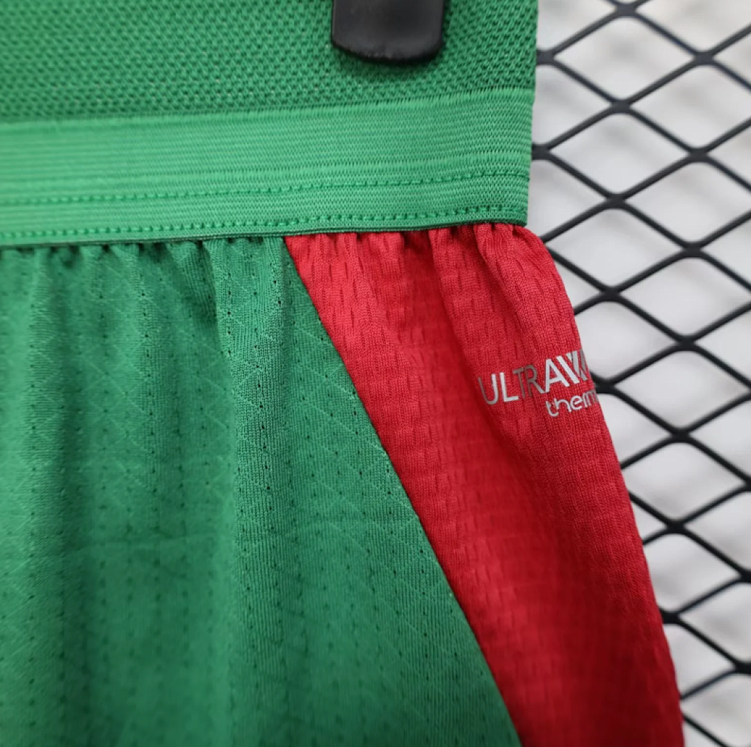 Pantalon Corto de Futbol Player Version #Morocco 2026 Green Player Version Shorts — Zhang199