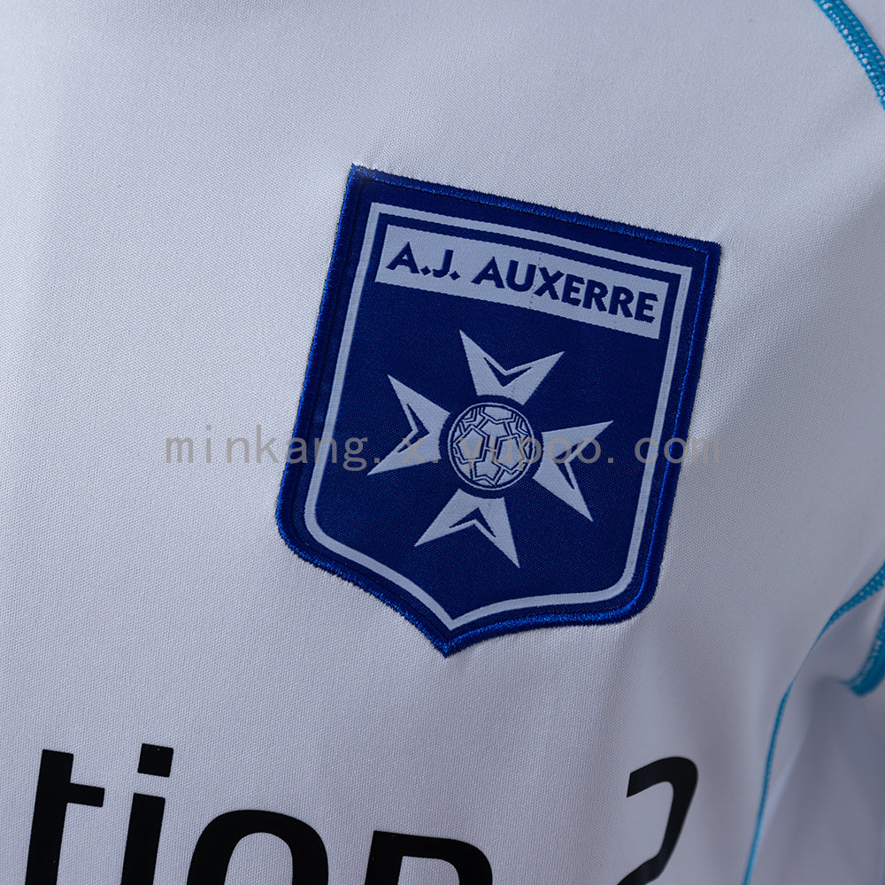 Auxerre 03/04 Home Long Sleeve Retro Jersey S-XXL