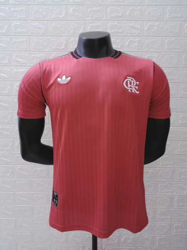 Flamengo 2025/26 red retro player version Jersey