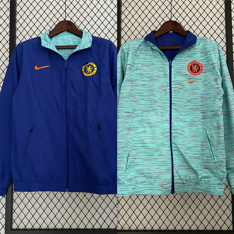 2324 Chelsea Blue Reversible Windbreaker