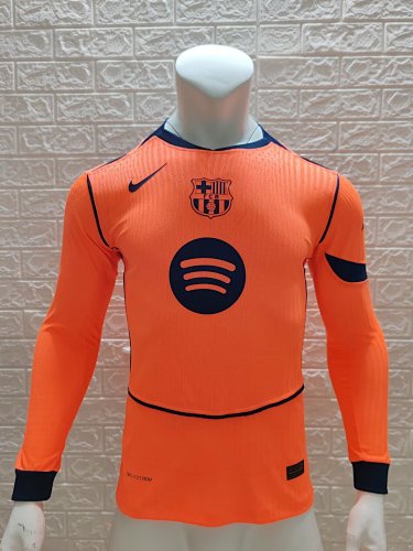 25-26 FCB Third Long Sleeve Player Version S-3XL — Jsonwang 26/27