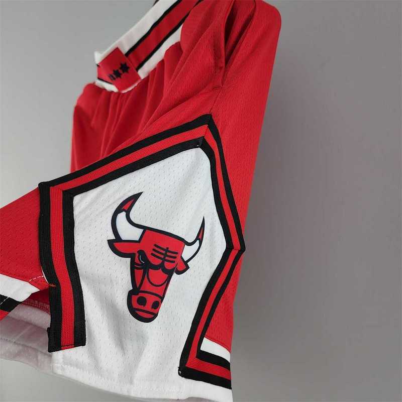 Chicago Bulls red NBA shorts