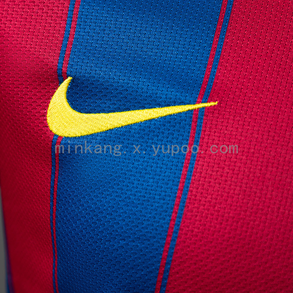Barcelona 09/10 Home Long Sleeve Player Version Retro Jersey S-3XL