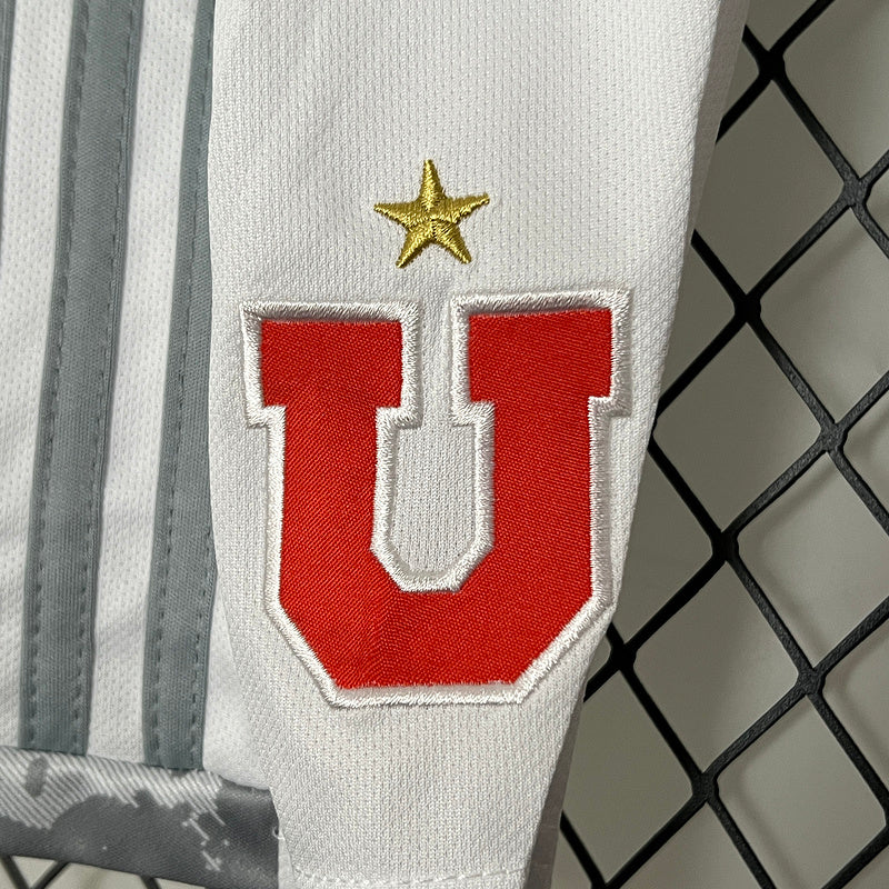 24-25 Universidad de Chile away white kid kit
