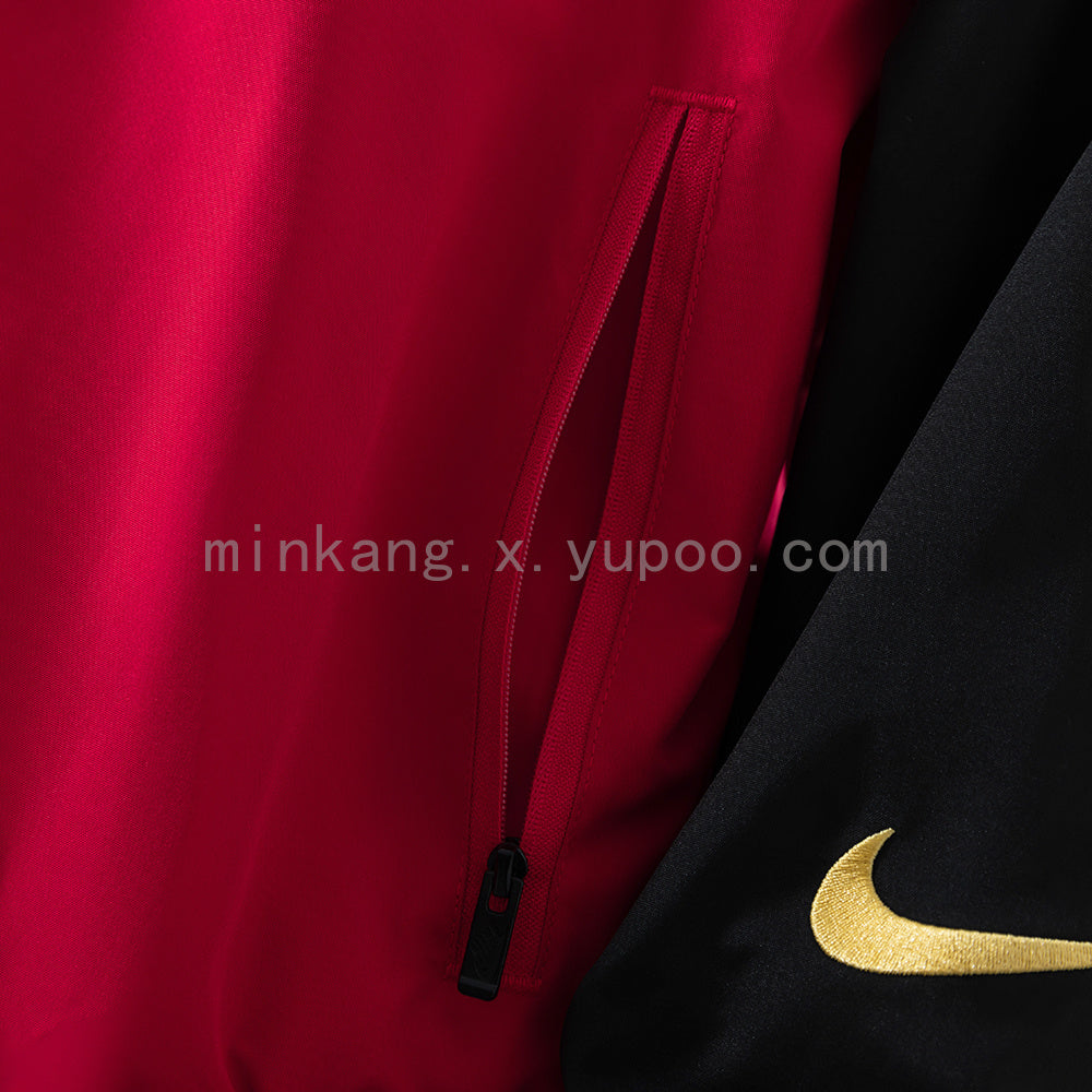 M-U 06/07 Windbreaker - Black &amp; Red S-XXL