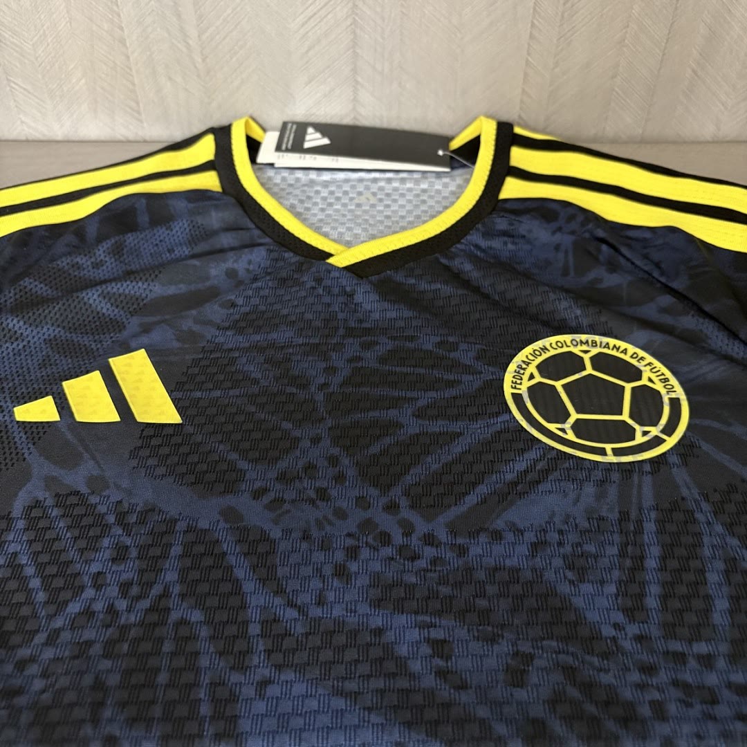 Colombia 2026 World Cup Black Jersey Player Version S-XXL