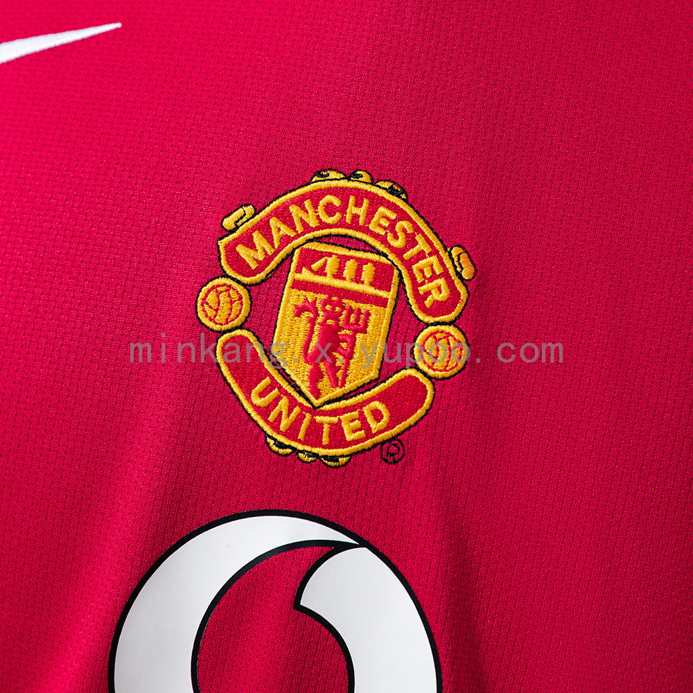M-U 04/06 Home Long Sleeve Retro Jersey S-XXL