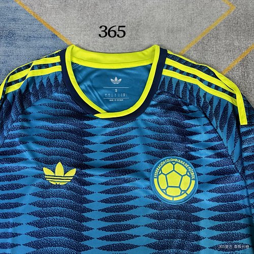 2026 Colombia Away Long Sleeve S-4XL — Jsonwang 26/27