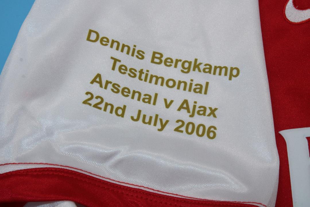 ARSENAL 06 TESTIMONIAL BERGKAMP — Club Retro