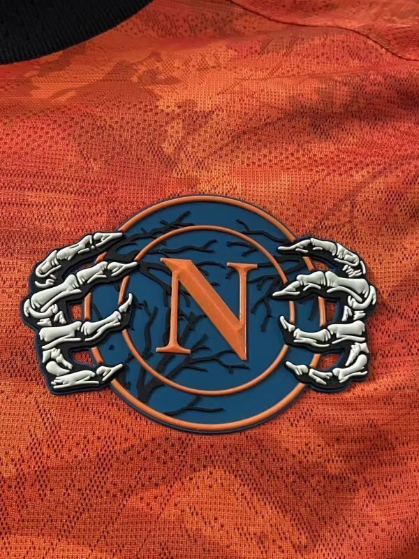 Naples Napoli 2025/26 Halloween version Red Player Edition soccer Jersey S-2XL