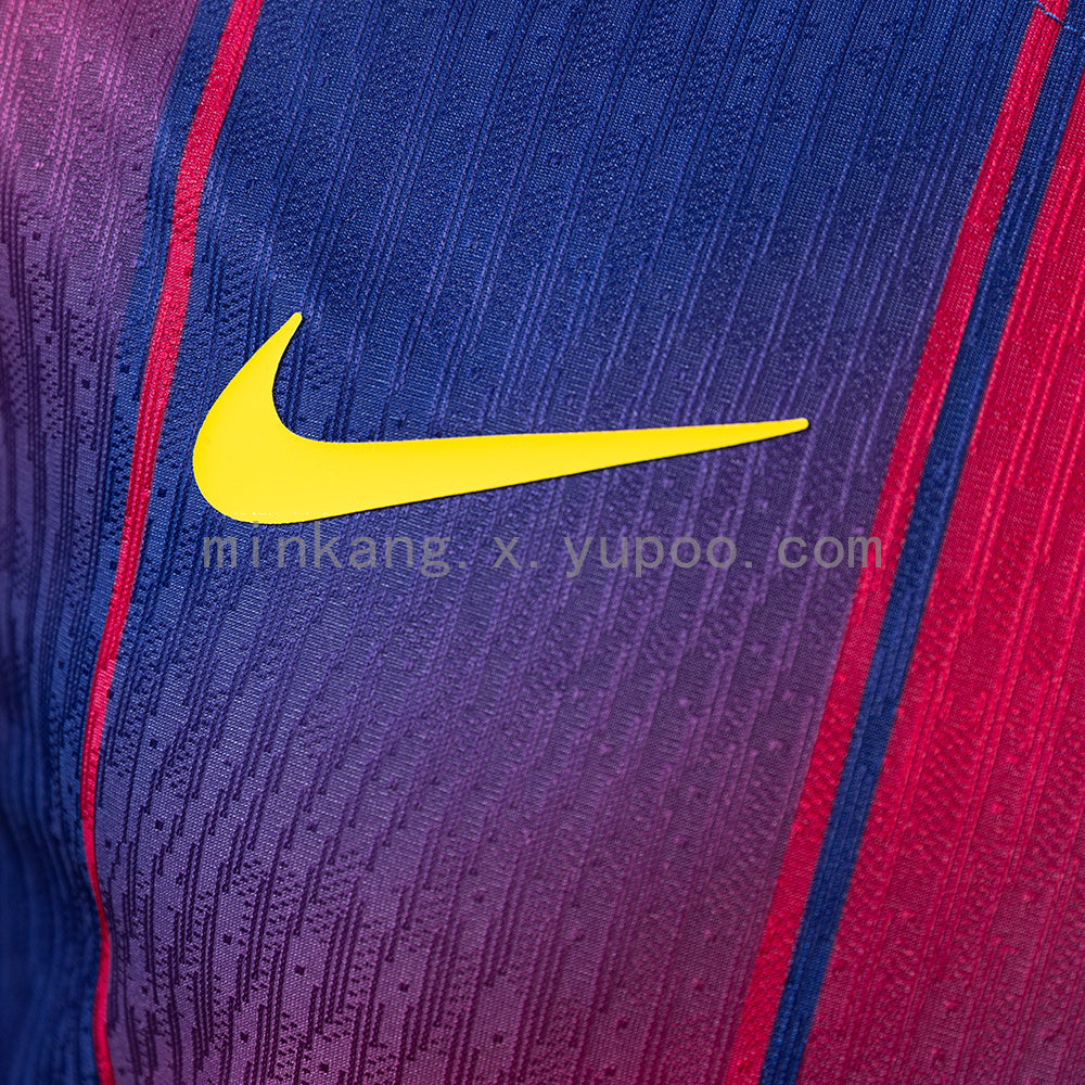 Barcelona 25/26 Home Long Sleeve Player Version Jersey S-3XL