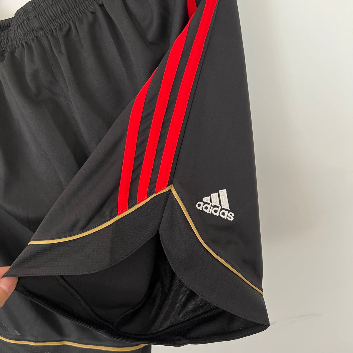 Pantalon Corto de Futbol #Retro Shorts AC Milan 0607 Home S-XXL — Minkang