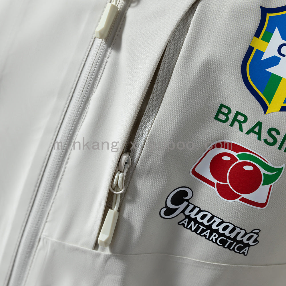 Brazil Windproof Jacket-Off White S-XXL