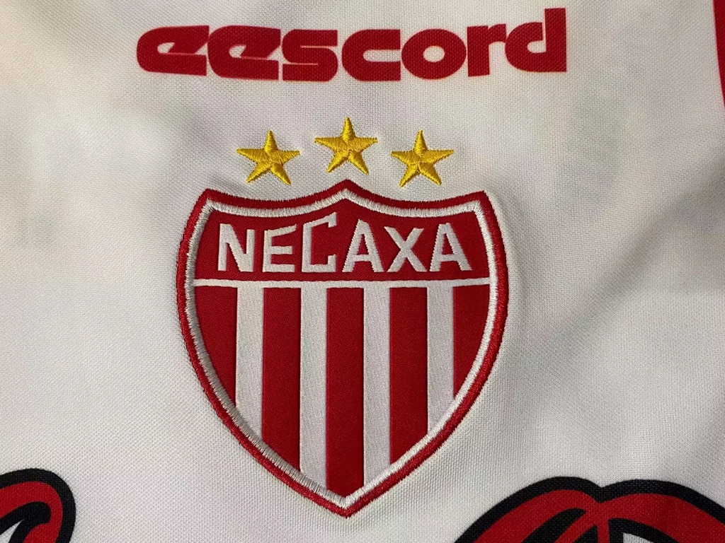Retro 1999/00 Necaxa home soccer jersey size S-2XL