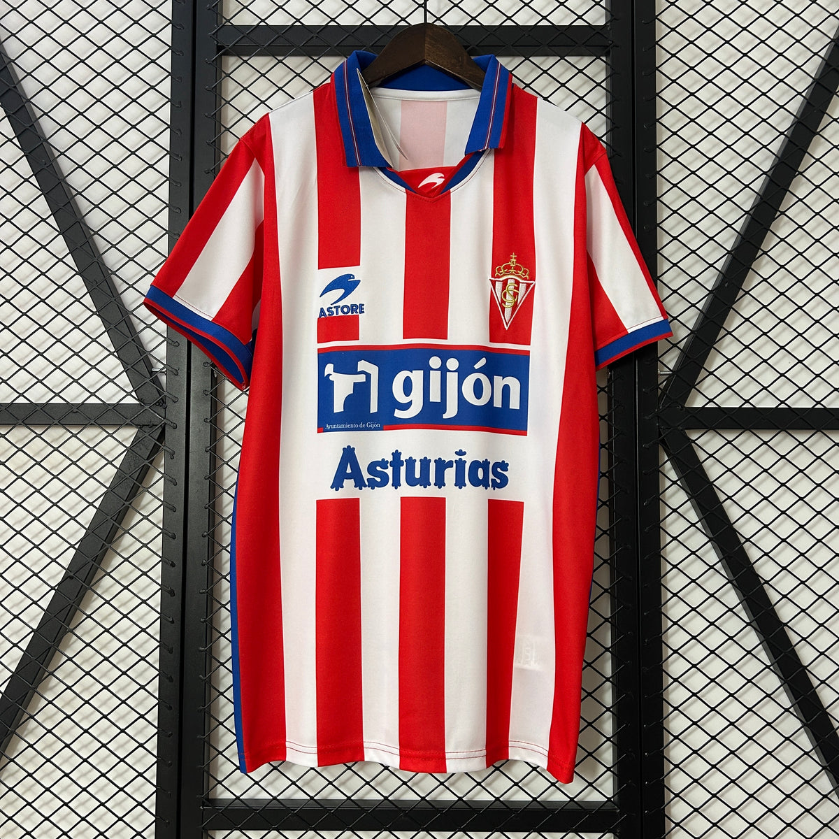 Retro Sporting Gijon 01/02 Home Size S-XXL