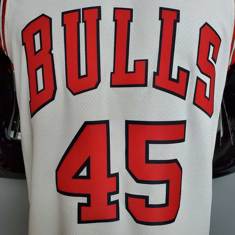 JDRDAN#45 Chicago Bulls white