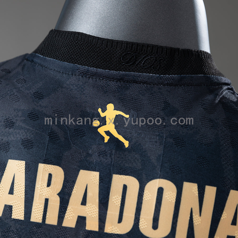 Argentina Maradona #10 Special Edition-Black Player Version Jersey S-2XL