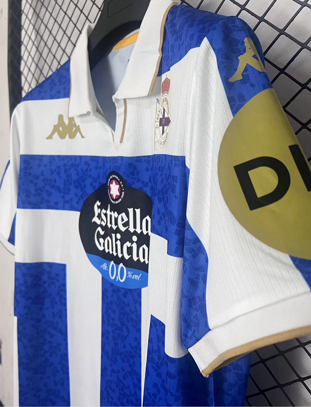 25-26 Deportivo de La Coruna home soccer jersey