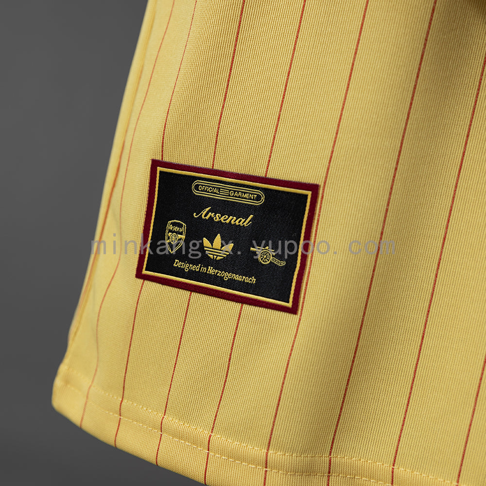 Arsenal Terrace Icons T-Shirt Yellow S-XXL