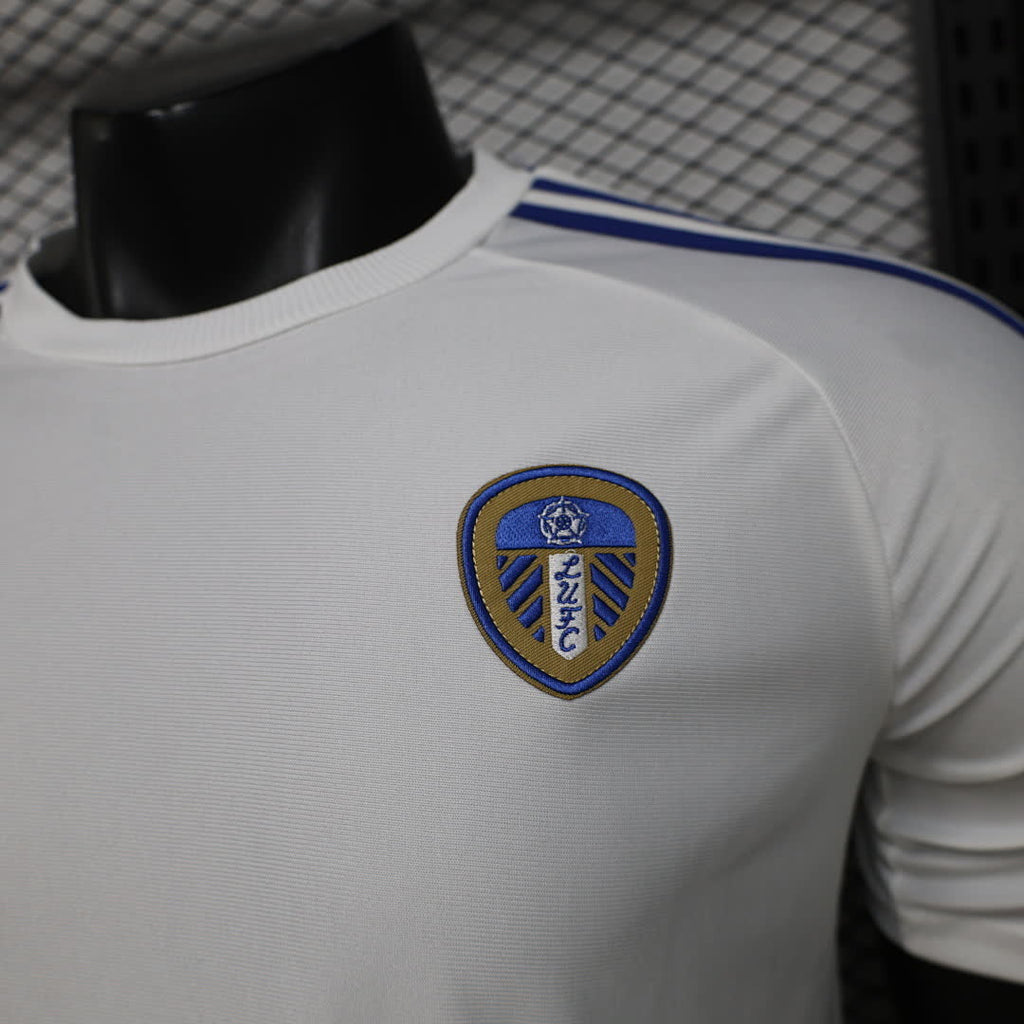 Leeds United 2025/26 White Casual Jersey Player Version