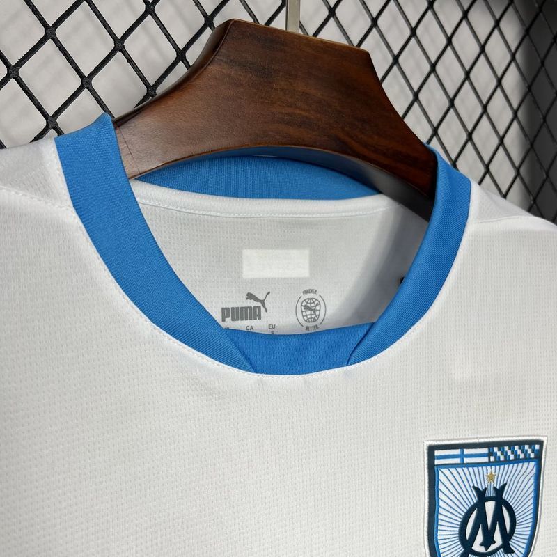 24-25 Marseille home soccer jersey