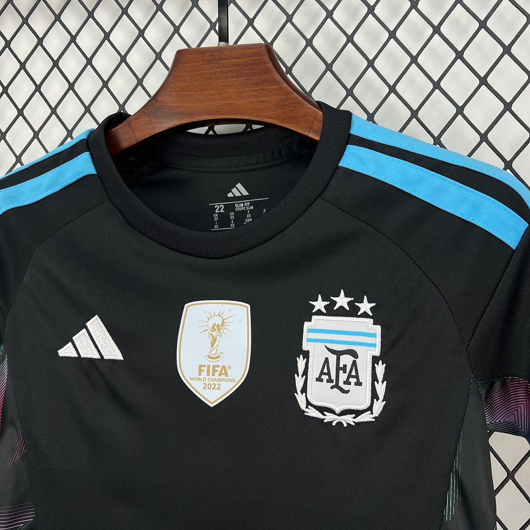 Kids Argentina 2026 World Cup Goalkeeper Kit size 16-28