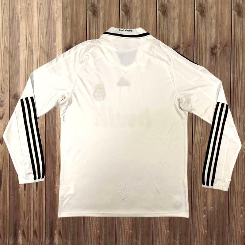 08-09 Real Madrid home long sleeve retro jersey