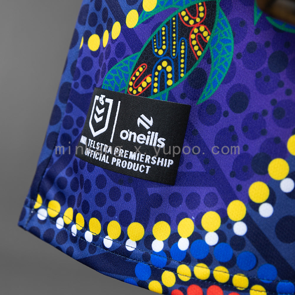 NRL Melbourne Storm 2025 Indigenous Jersey S-5XL