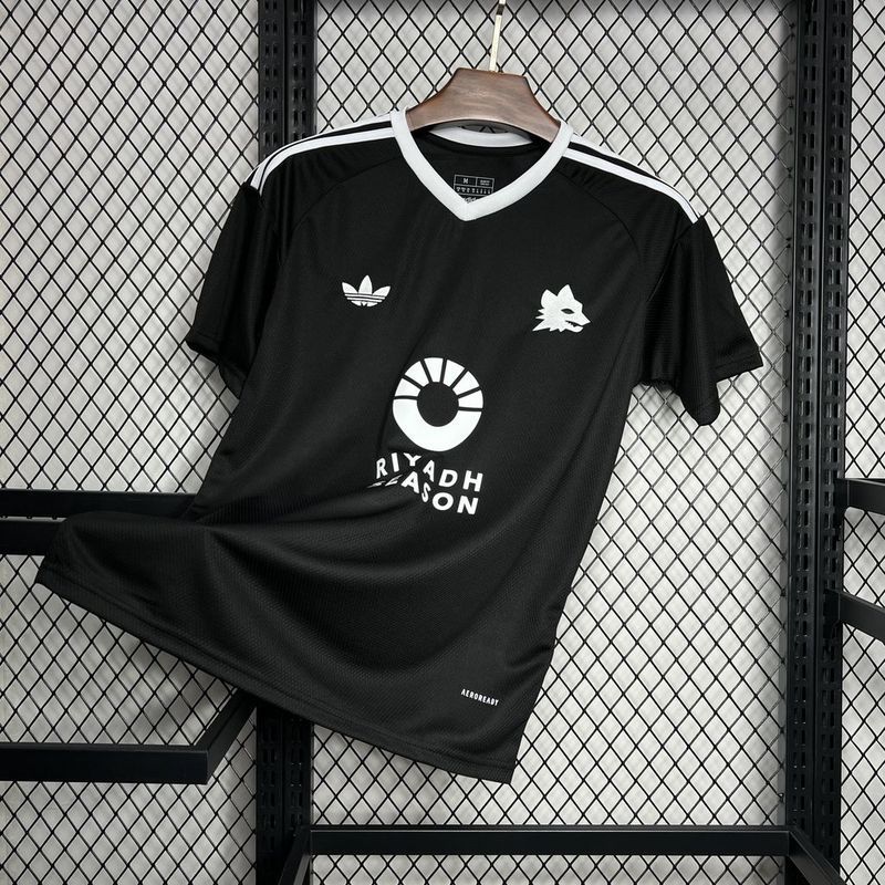 24-25 Roma Black Goalkeeper Jersey