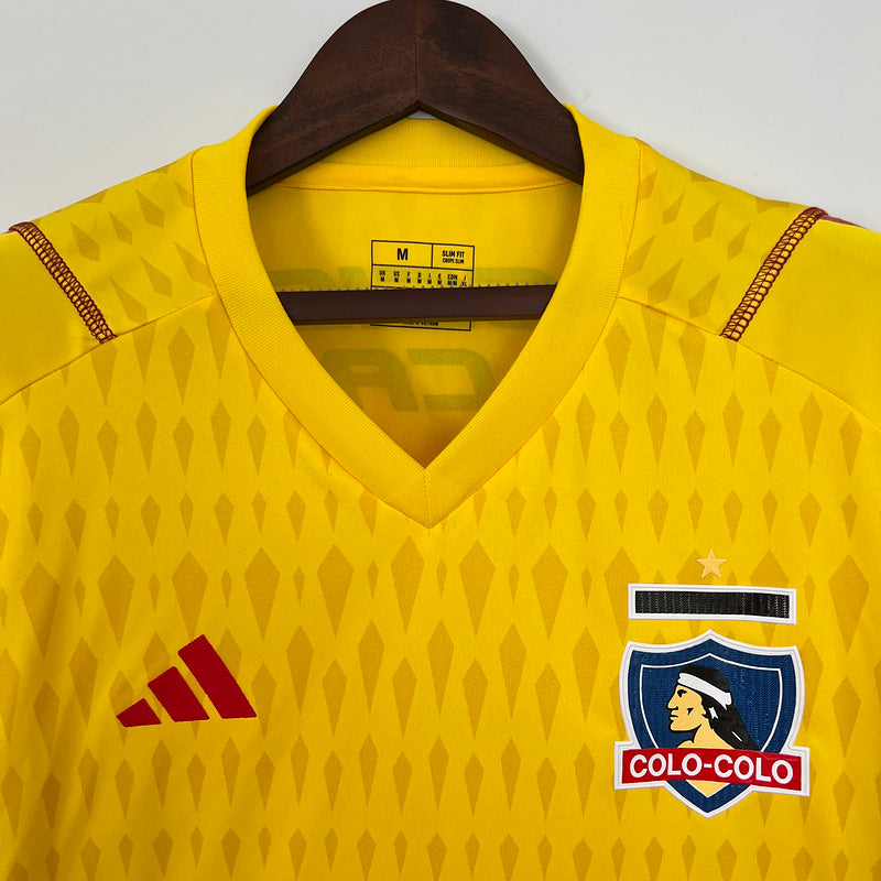 23-24 colo colo yellow goalkeeper jersey