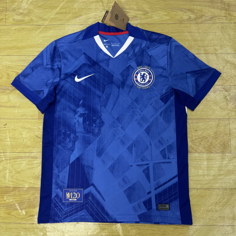 25-26 Chelsea home 120 years soccer jersey size S-4XL