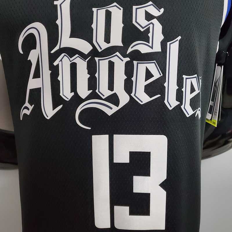New George #13 Los Angeles Clippers Black