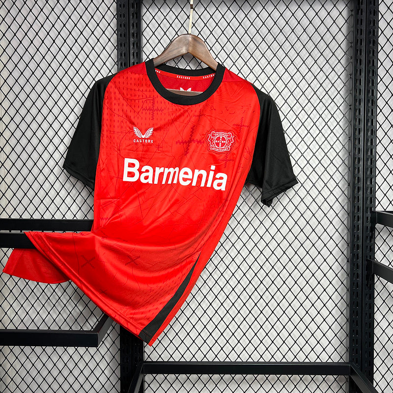 24-25 Bayer 04 Leverkusen home soccer jersey