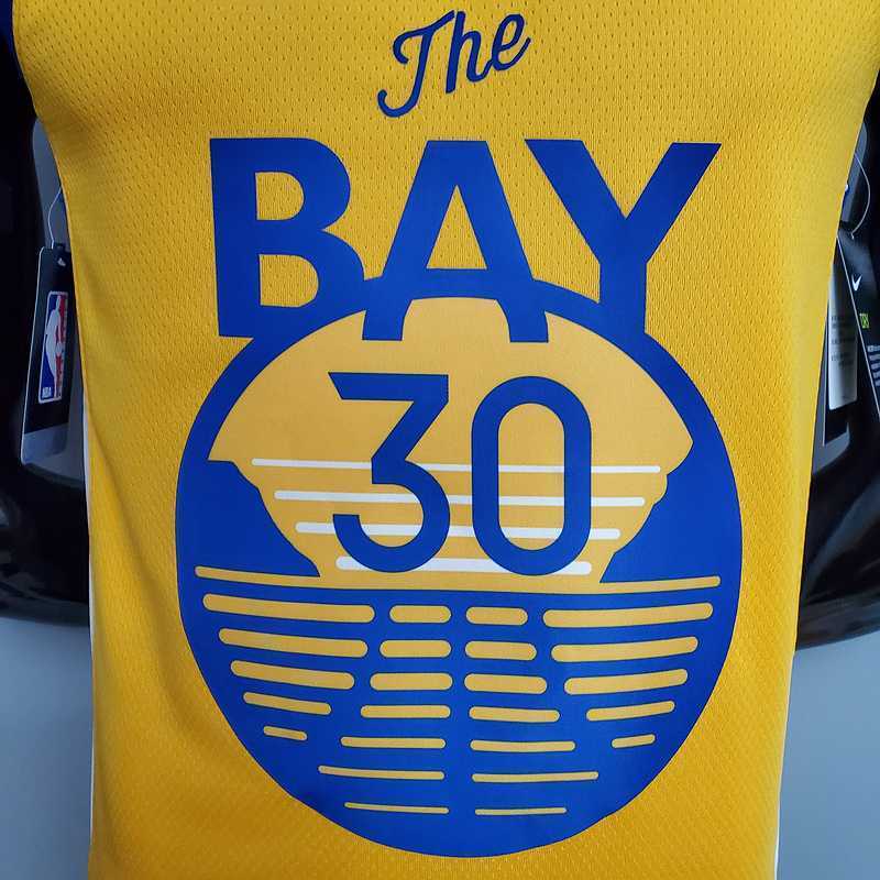 New CURRY#30 Golden State Warriors yellow