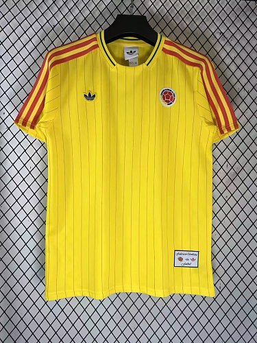 26-27 Colombia Yellow Retro Edition S-4XL — Jsonwang 26/27