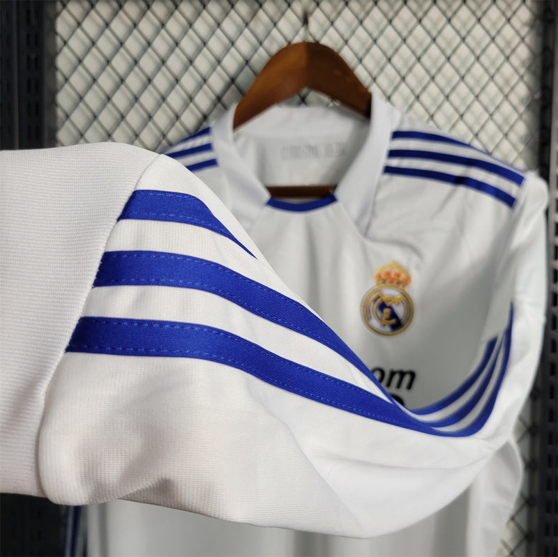 10-11 Real Madrid home long sleeve