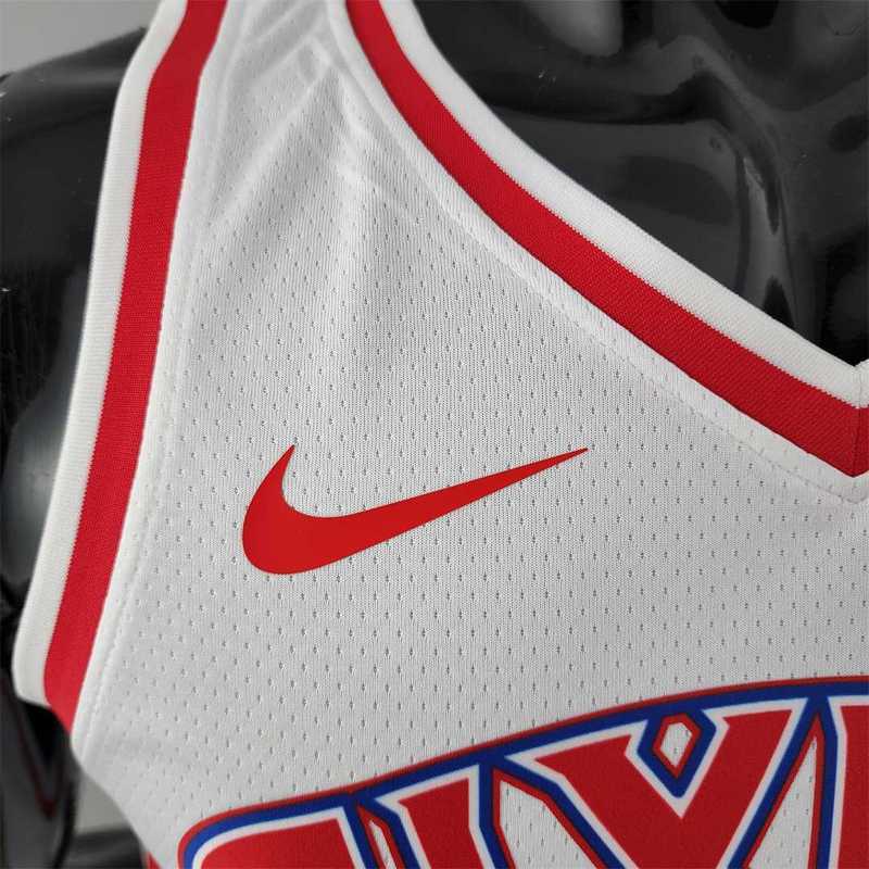 Rookie Philadelphia 76ers Iverson #3 white NBA Jersey