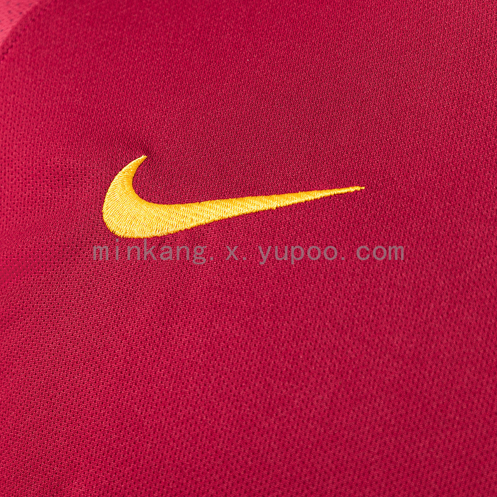 Retro Long Sleeve Roma 17/18 Home S-XXL