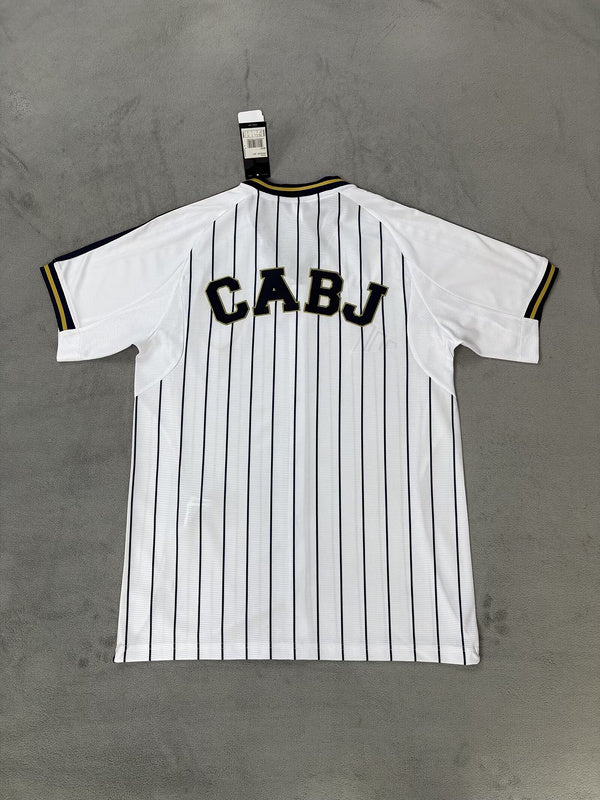 25-26 Boca white baseball jersey