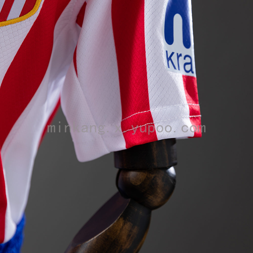 Atletico Madrid 25/26 Home kids kit Jersey SIZE 16-28