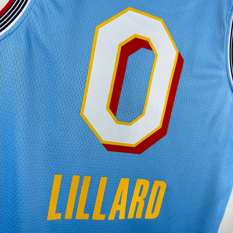 Season 2025 All-Star Blue No. 0 LILLARD NBA Jersey