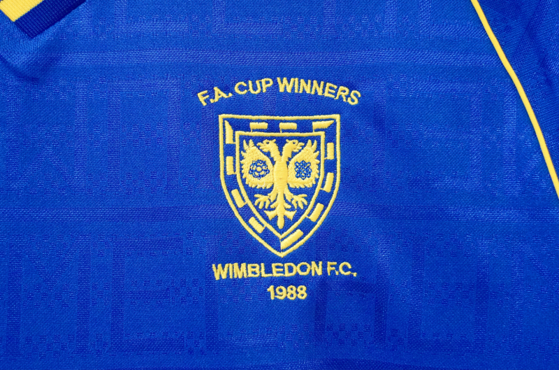 Retro Wimbledon 1988/89 Blue soccer jerseys