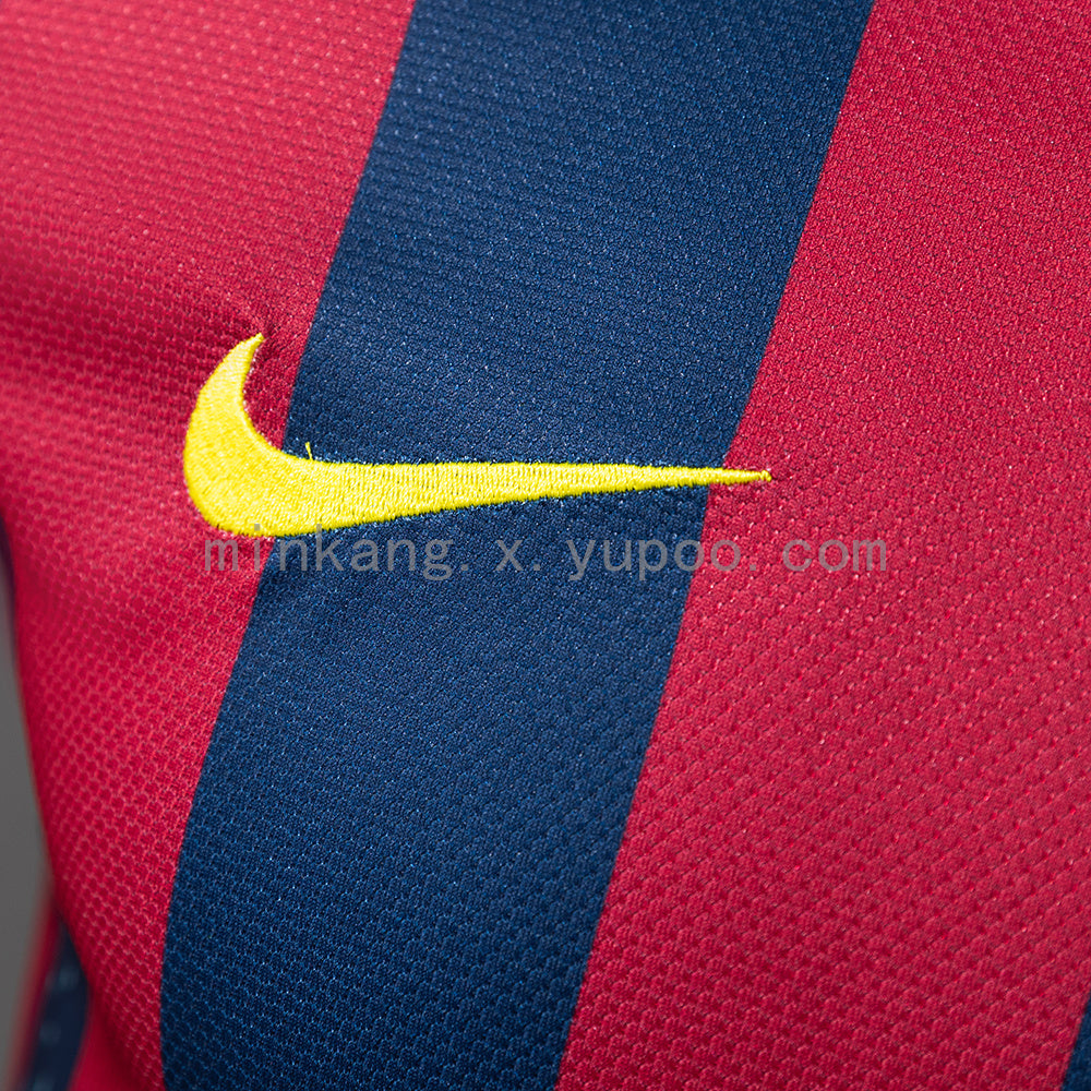 Barcelona 13/14 Home Player Version Retro Jersey S-3XL