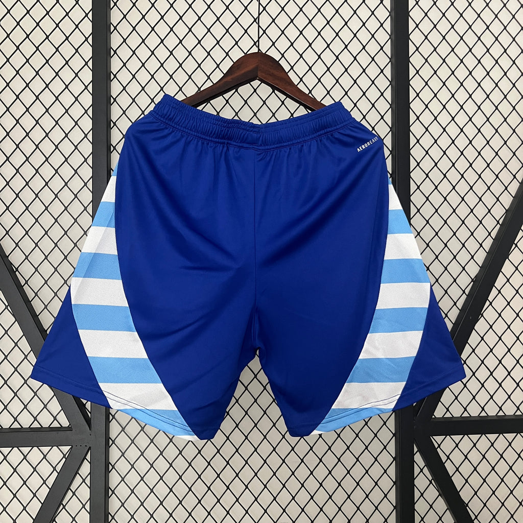 Pantalon Corto de Futbol #2024 Argentina Away Shorts S-XXL — Minkang
