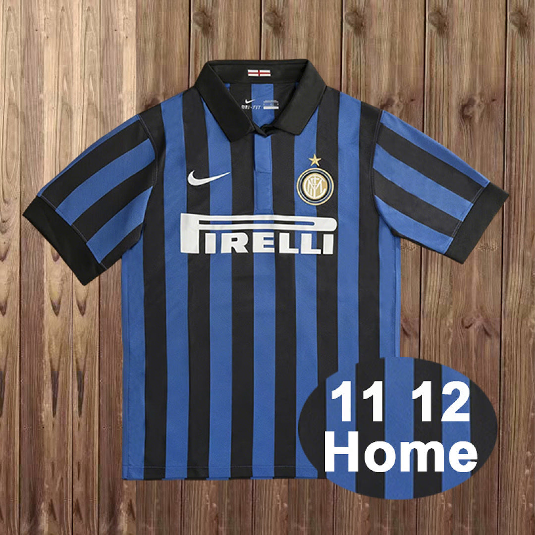 Retro Inter Milan 2011/12 Home Soccer Jersey S-XXL